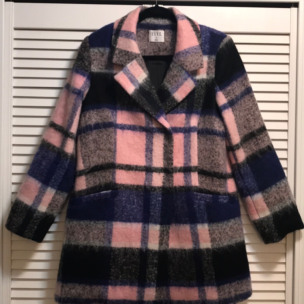 Unique Plaid Coat